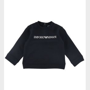 Emporio Armani Sweatshirt - Sort m. Hvid
