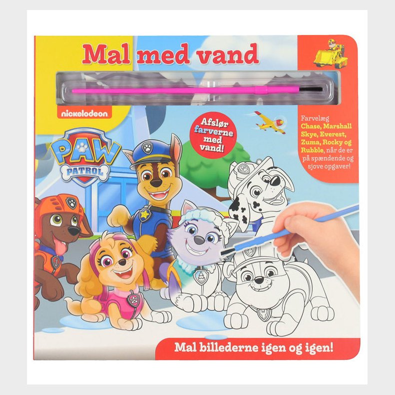 Alvilda Malebog - Mal Med Vand - Paw Patrol
