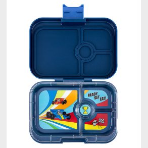 Yumbox Madkasse m. 4 Rum - Bento Panino - Monte Carlo Blue/Race