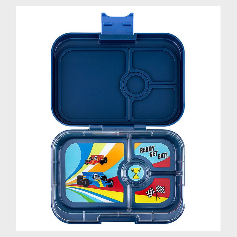 Yumbox Madkasse m. 4 Rum - Bento Panino - Monte Carlo Blue/Race