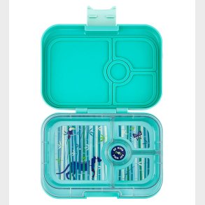 Yumbox Madkasse m. 4 Rum - Bento Panino - Tropical Aqua/Panther