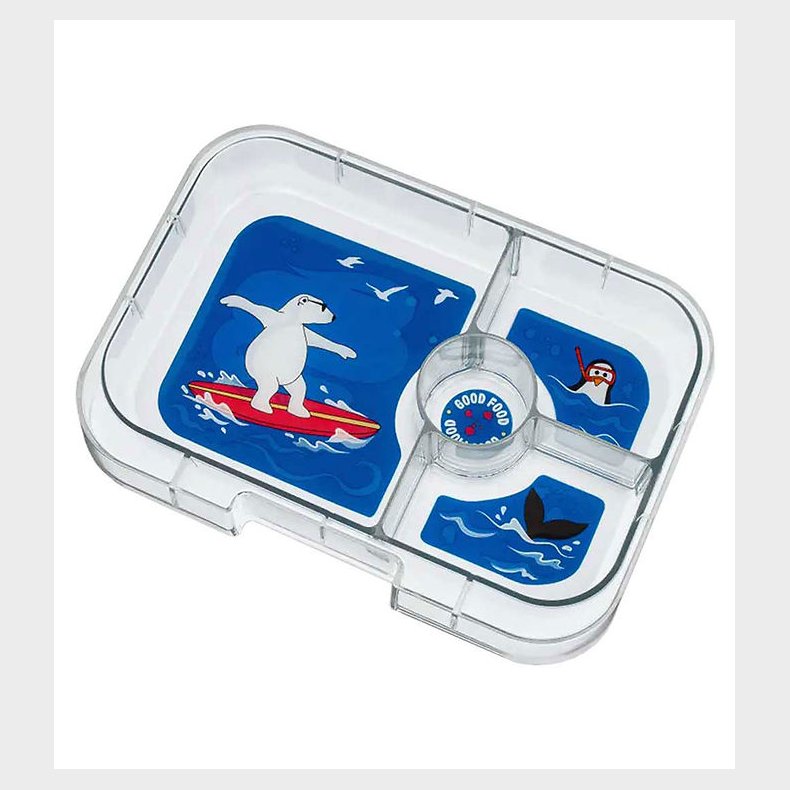 Yumbox Indsatsbakke m. 4 Rum - Panino - Polar Bear
