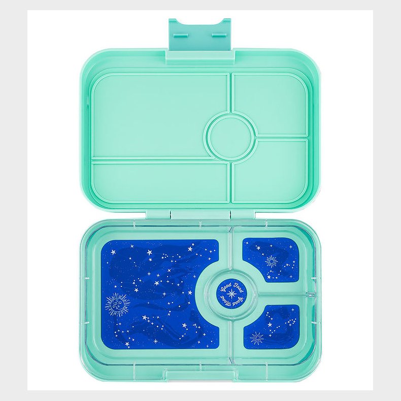 Yumbox Madkasse m. 4 Rum - Bento Tapas - Bali Aqua/Zodiac