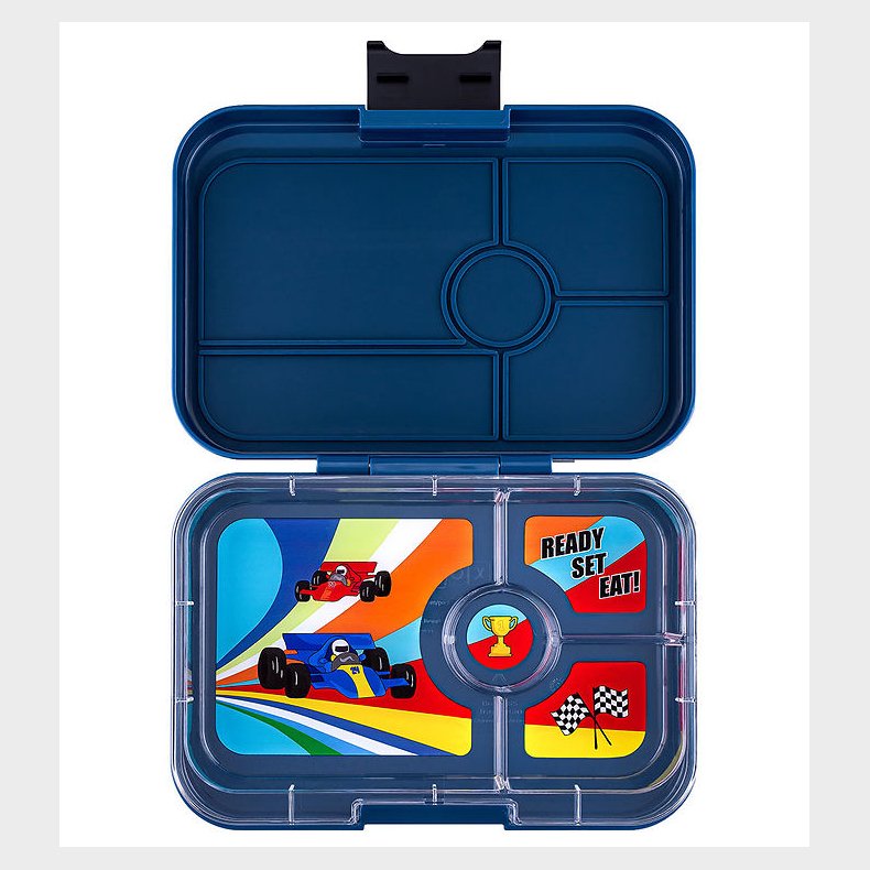Yumbox Madkasse m. 4 Rum - Bento Tapas - Monte Carlo Blue/Race