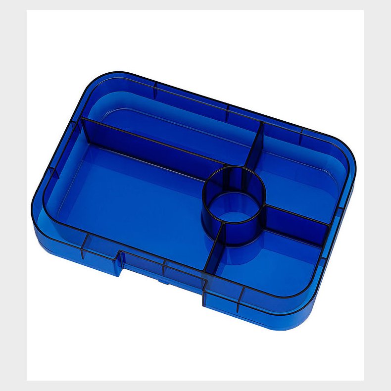 Yumbox Indsatsbakke m. 5 Rum - Tapas - Clear Navy