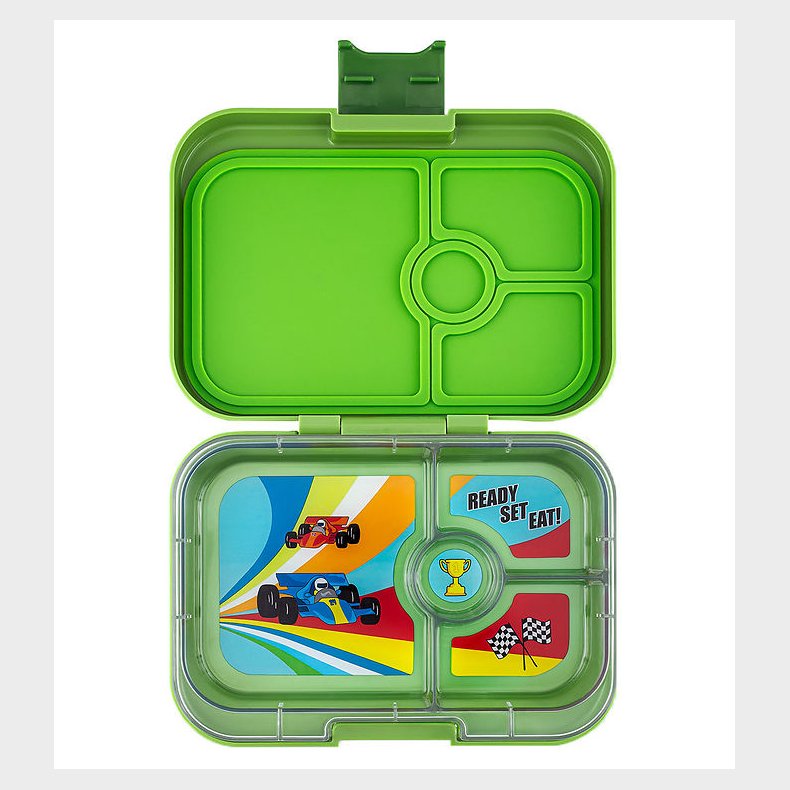 Yumbox Madkasse m. 4 Rum - Bento Panino - Mattcha Green - Race