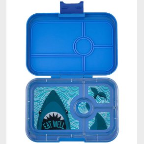 Yumbox Madkasse m. 4 Rum - Bento Panino - Surf Blue - Shark Tray
