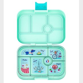 Yumbox Madkasse m. 6 Rum - Bento Original - Serene Aqua - Paris