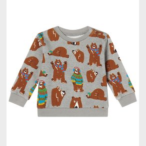 Stella McCartney Kids Sweatshirt - Grmeleret m. Bjrne