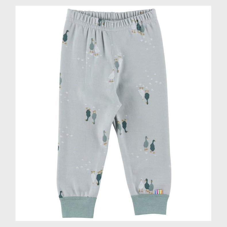 Joha Leggings - Uld/Bomuld - Dusty Grn m. Gs