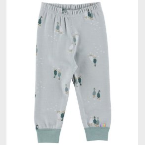 Joha Leggings - Uld/Bomuld - Dusty Grn m. Gs