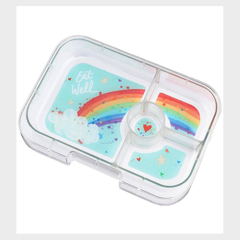 Yumbox Indsatsbakke m. 4 Rum - Tapas - Rainbow