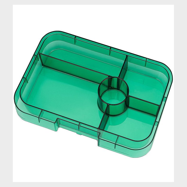 Yumbox Indsatsbakke m. 5 Rum - Tapas - Clear Green
