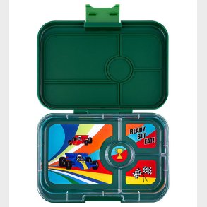 Yumbox Madkasse m. 4 Rum - Bento Tapas - Greenwich Green/Race