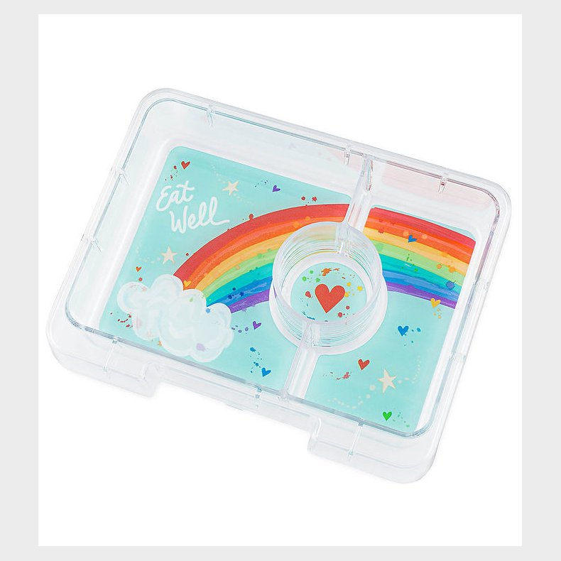 Yumbox Indsatsbakke m. 3 Rum - Snack - Rainbow