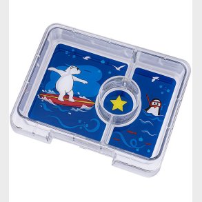 Yumbox Indsatsbakke m. 3 Rum - Snack - Polar Bear