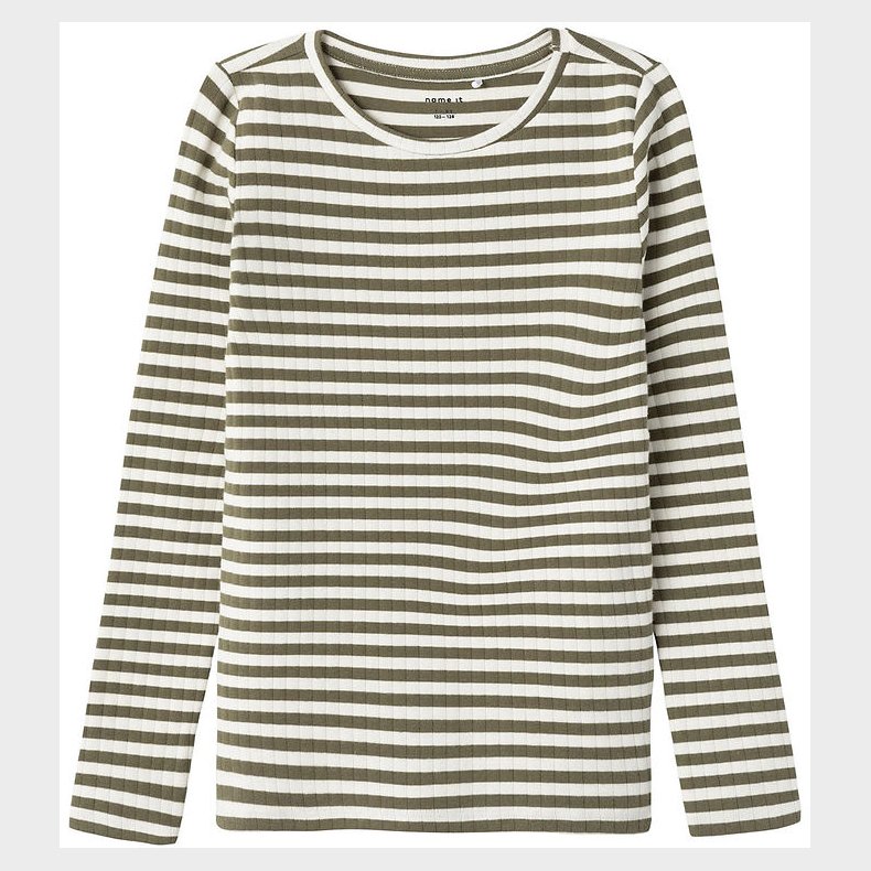 Name It Bluse - Noos - NkfSuraja - Deep Lichen Green/Stripe