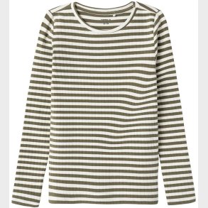 Name It Bluse - Noos - NkfSuraja - Deep Lichen Green/Stripe