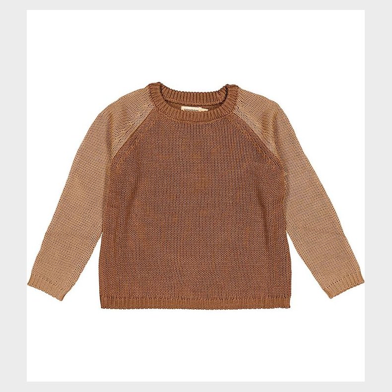 MarMar Bluse - Strik - Modal Mix - Taka - Dark Fudge Block