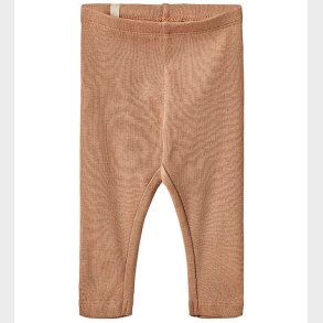 Wheat leggings - Rib - Maddy - Berry Dust