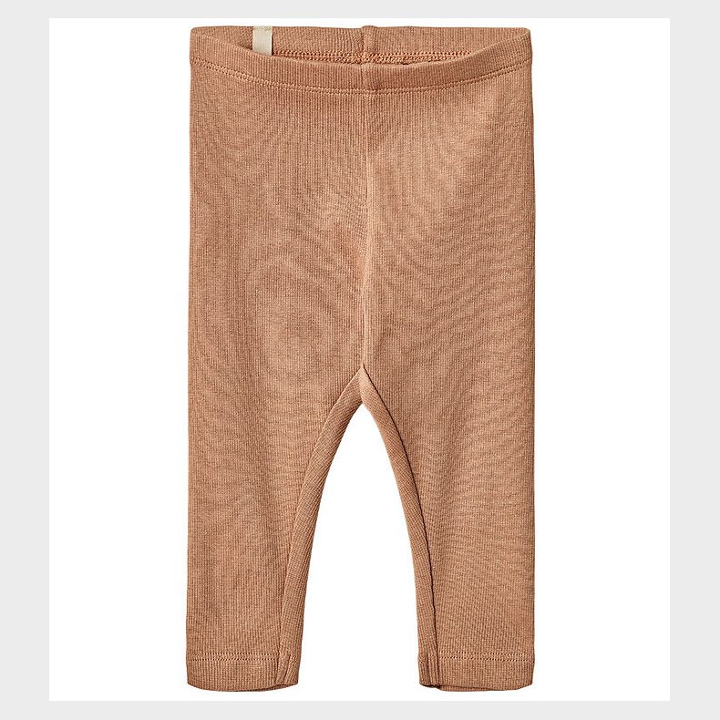 Wheat leggings - Rib - Maddy - Berry Dust