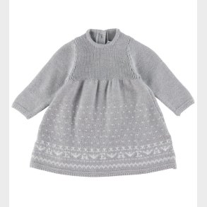 Emporio Armani Kjole - Uld - Grmeleret m. Hvid