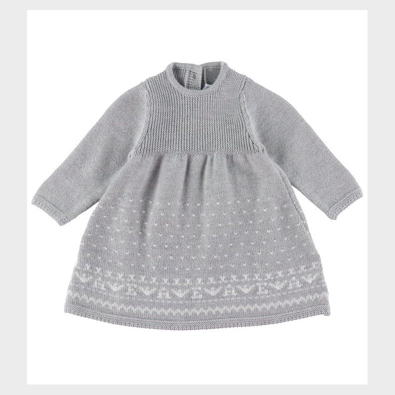 Emporio Armani Kjole - Uld - Grmeleret m. Hvid