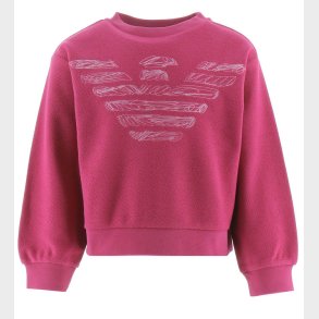 Emporio Armani Bluse - Fuchsia m. Logo