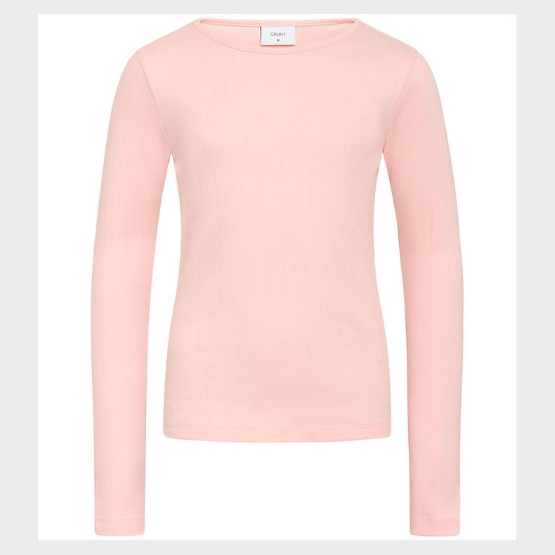 Grunt Bluse - Rib - Dopim - Pearl Pink