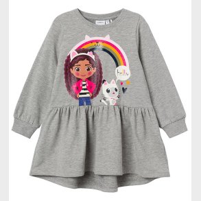 Name It Sweatkjole - NmfAmma Gabby - Grey Melange