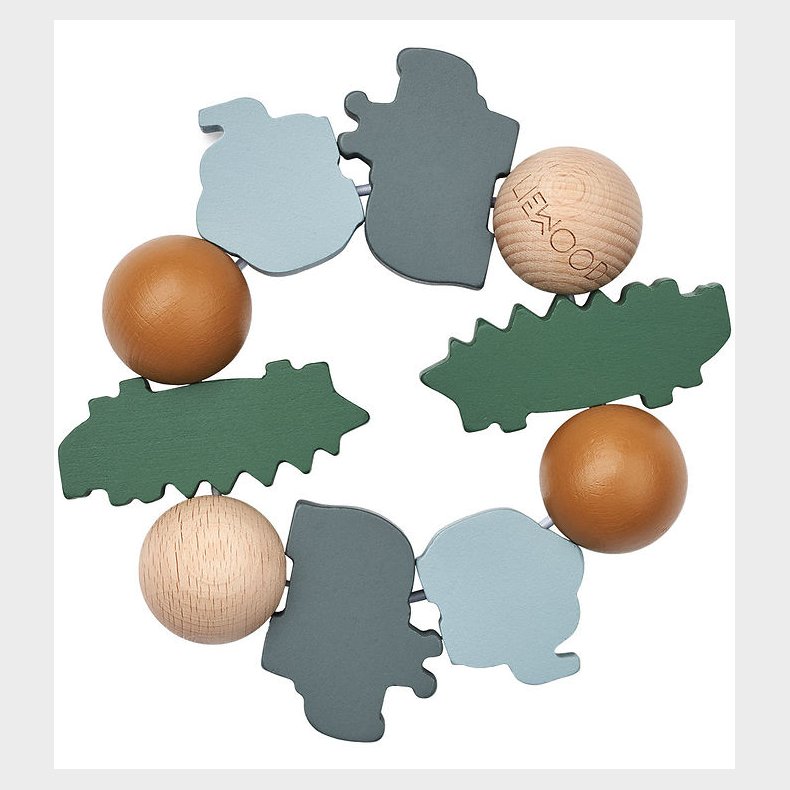 Liewood Rangle - Legend Rattle - Garden Green Multi Mix