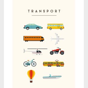 Citatplakat Plakat - Brneplakat - Transport - A3