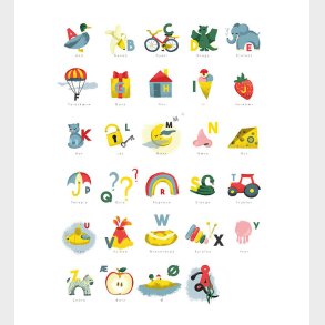 Citatplakat Plakat - Brneplakat - Brnenes Alfabet ll - A3