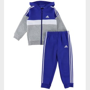 adidas Performance Sweats�t - I 3S TIB FL TS - Bl�/Gr�/Hvid