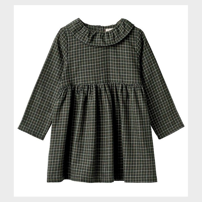 Wheat Kjole - Violetta - Black Coal Check