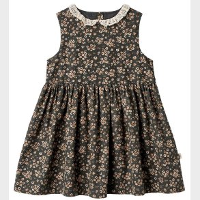 Wheat Kjole - Elma - Black Coal Flowers