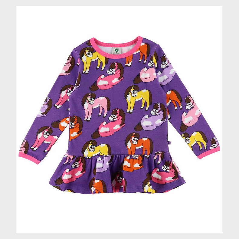 Smfolk Sweatshirt - Purple Heart m. Heste