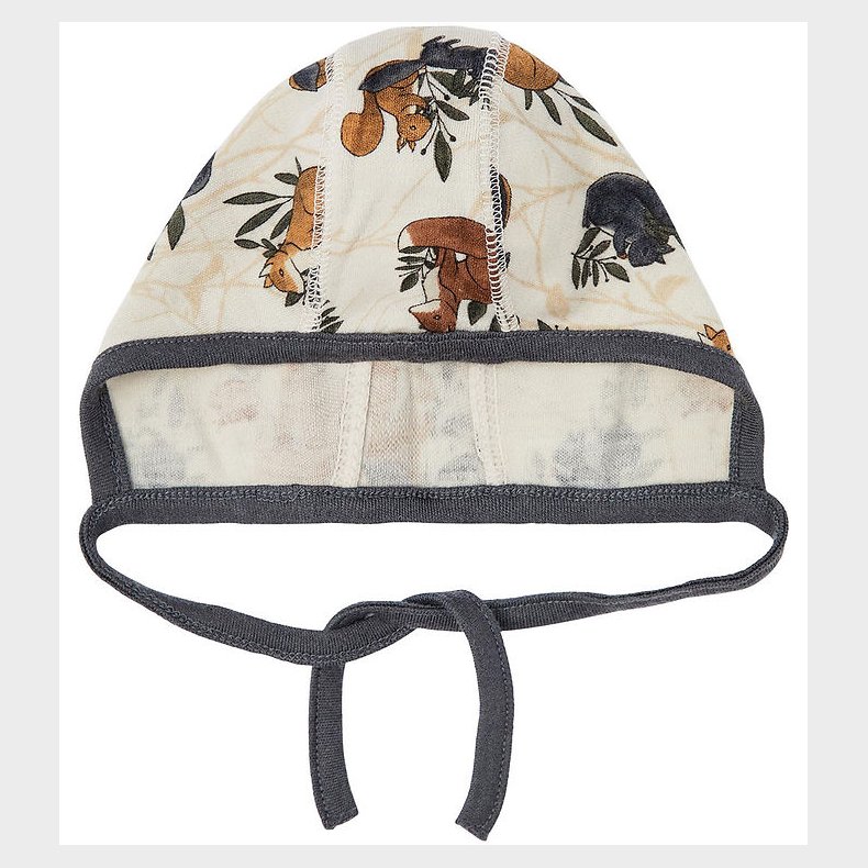 Name It Babyhjelm - NbmWillit - Uld - Moonbeam/Aop