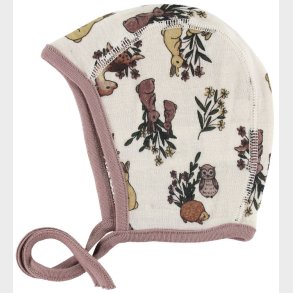 Name It Babyhjelm - NbfWillit - Uld - Moonbeam/Aop