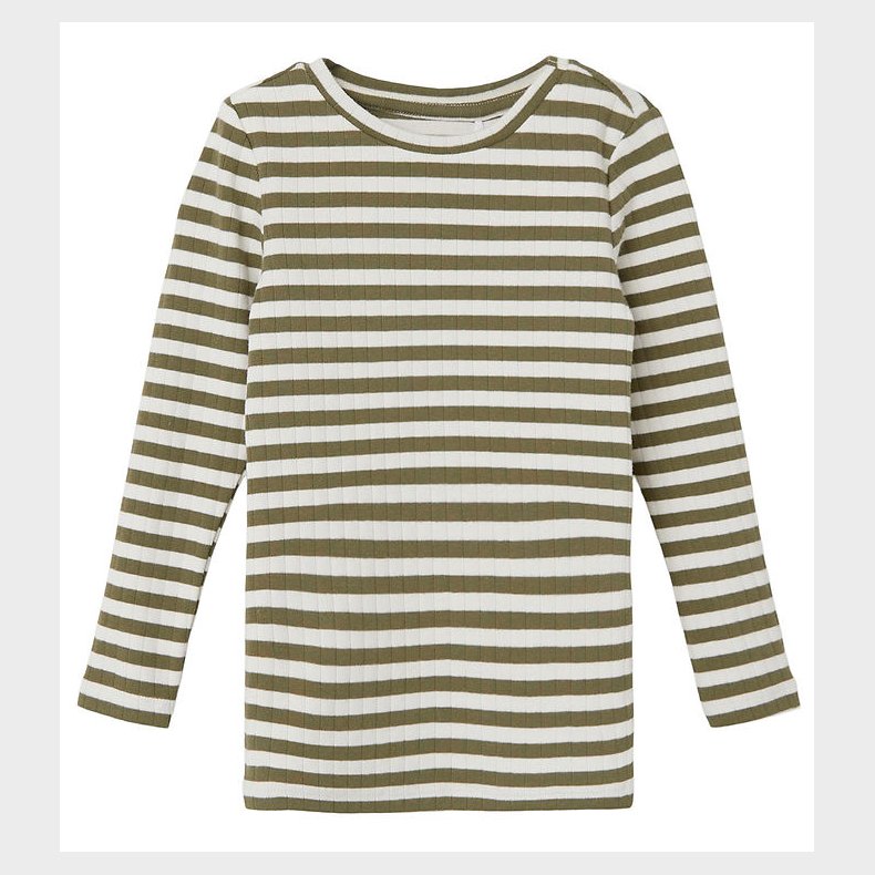 Name It Bluse - Noos - NmfSuraja - Deep Lichen Green Stripes