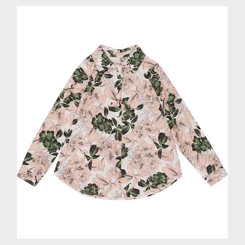 Christina Rohde Skjorte - Hvid m. Blomster