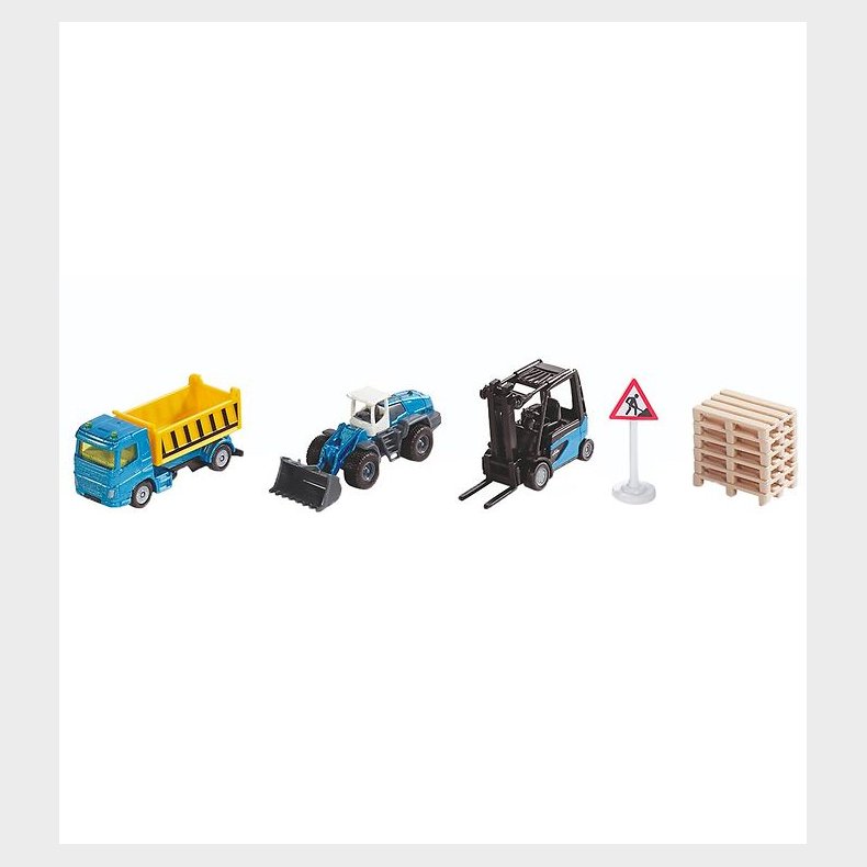 Siku Gaves�t - 11 Dele - 8 cm - Byggeplads