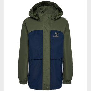 Hummel Skaljakke - hmlMonsun Tex - Olive Night