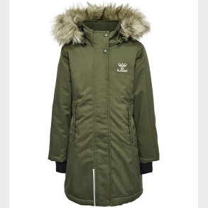 Hummel Vinterjakke - hmlAlma Tex - Olive Night