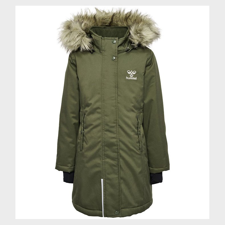 Hummel Vinterjakke - hmlAlma Tex - Olive Night