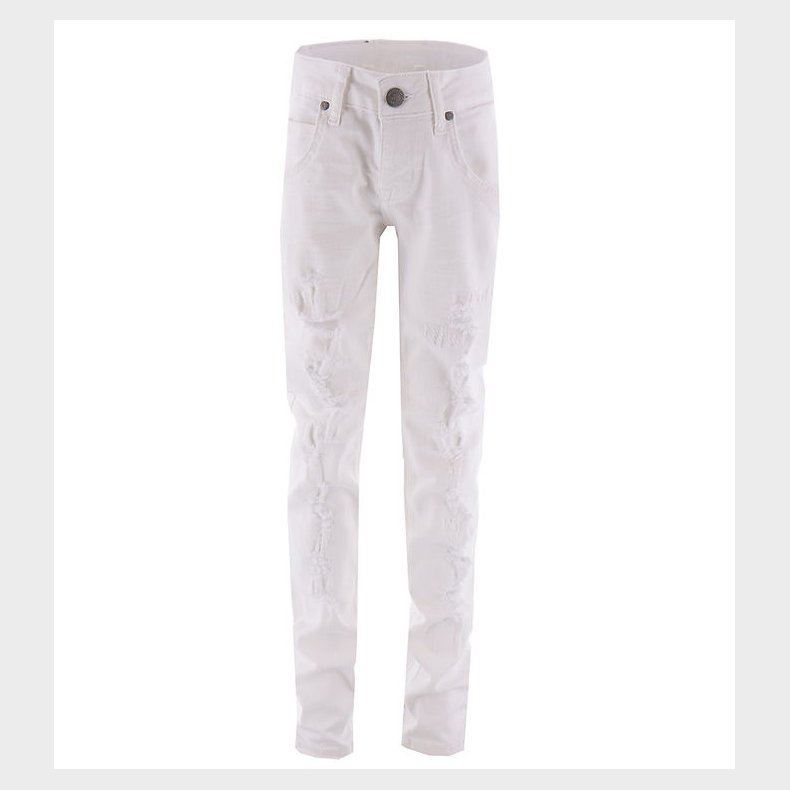 Hound Jeans - Pipe Ripped - Hvid Denim