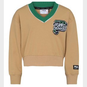 Fila Sweatshirt - Cropped - Tannheim - Iced Coffee