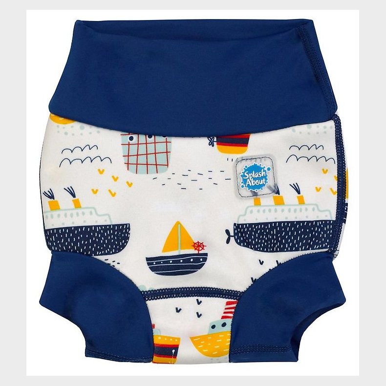 Splash About Blebadebukser - Happy Nappy Duo - Tug Boats