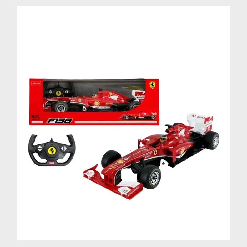Rastar Fjernstyret Bil - F138 Ferrari - 42 cm - 1:12
