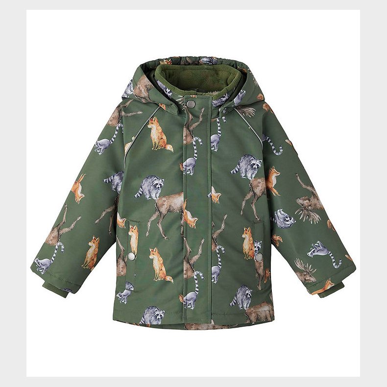 Name It Vinterjakke - NmmSnow05 - Beetle m. Skovdyr